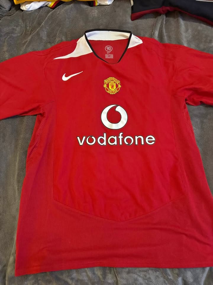 Manchester United 2002–04 Home Jersey XL