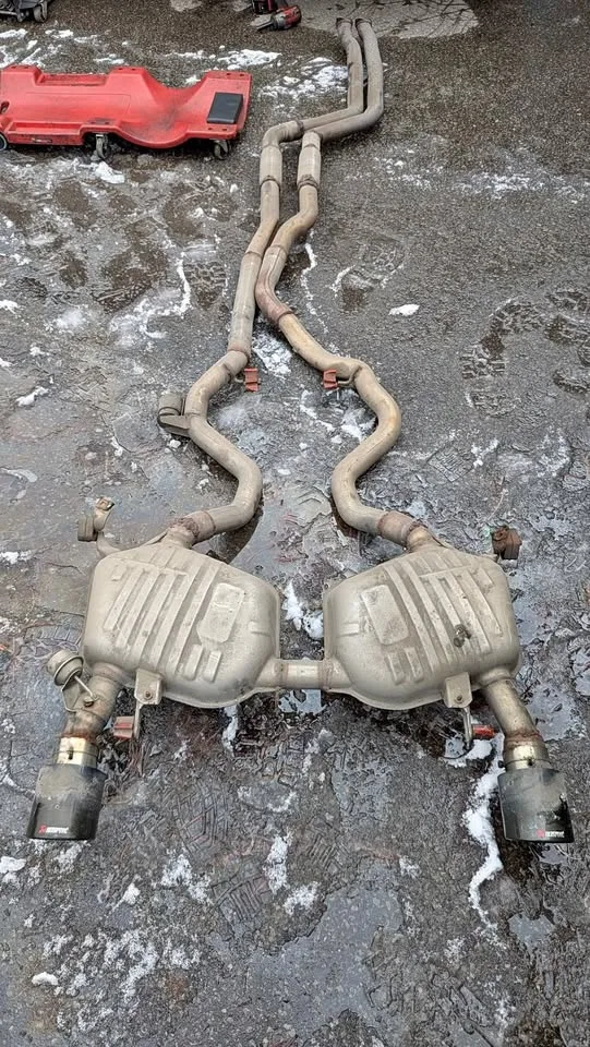 BMW E90 335I Full straight pipe