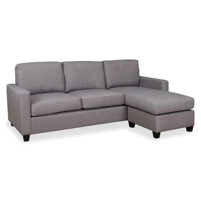 Reversible L-Shape Sofa Grey - photo 3