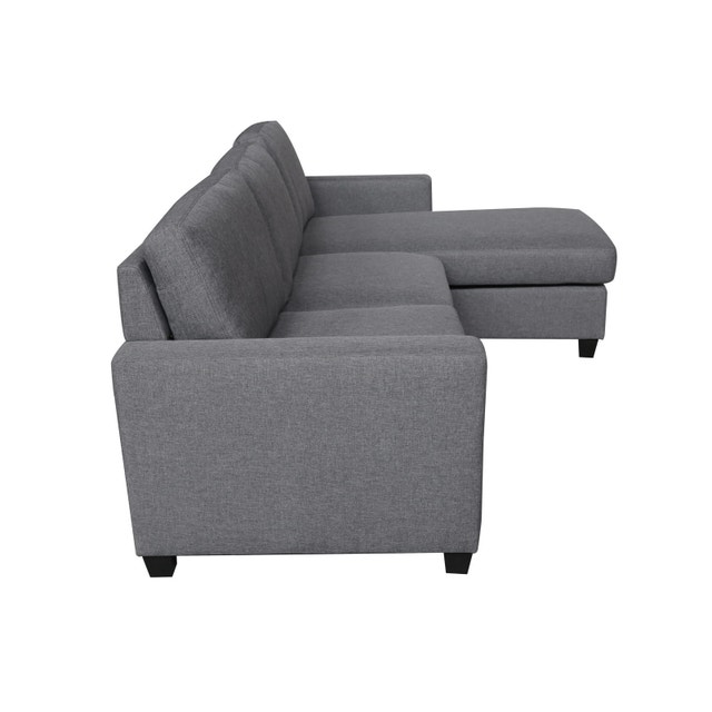 Reversible L-Shape Sofa Grey - photo 4