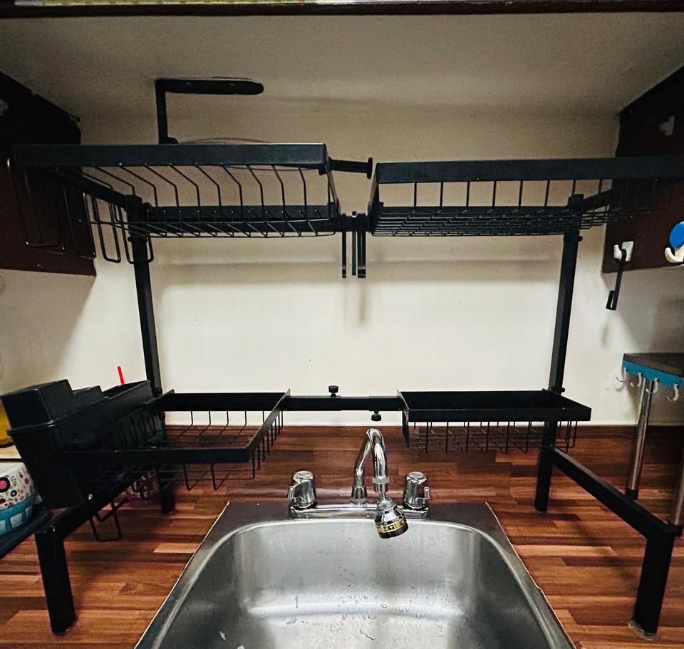 Over-the-Sink Dish Drying Rack – Adjustable 2-Tier (Like New!) - photo 2