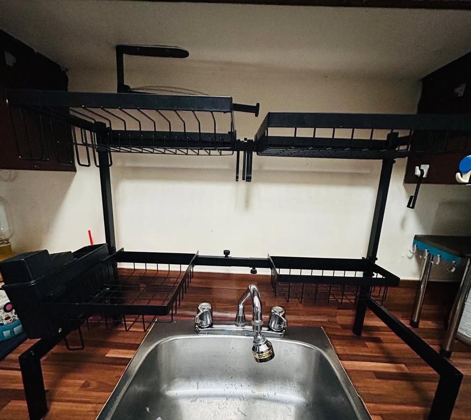 Over-the-Sink Dish Drying Rack – Adjustable 2-Tier (Like New!) - photo 5