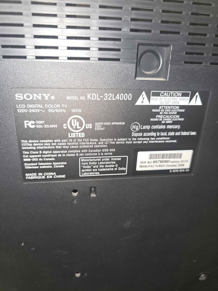 Sony Bravia LCD 32 inch - photo 5