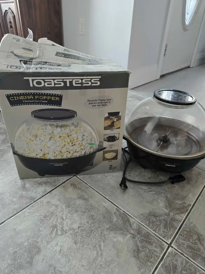Coffee maker and popcorn maker