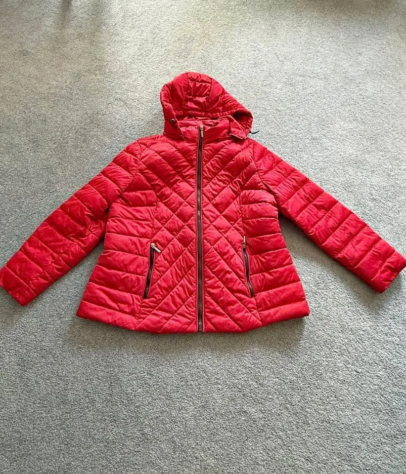 Women’s Winter coat - plus size - red