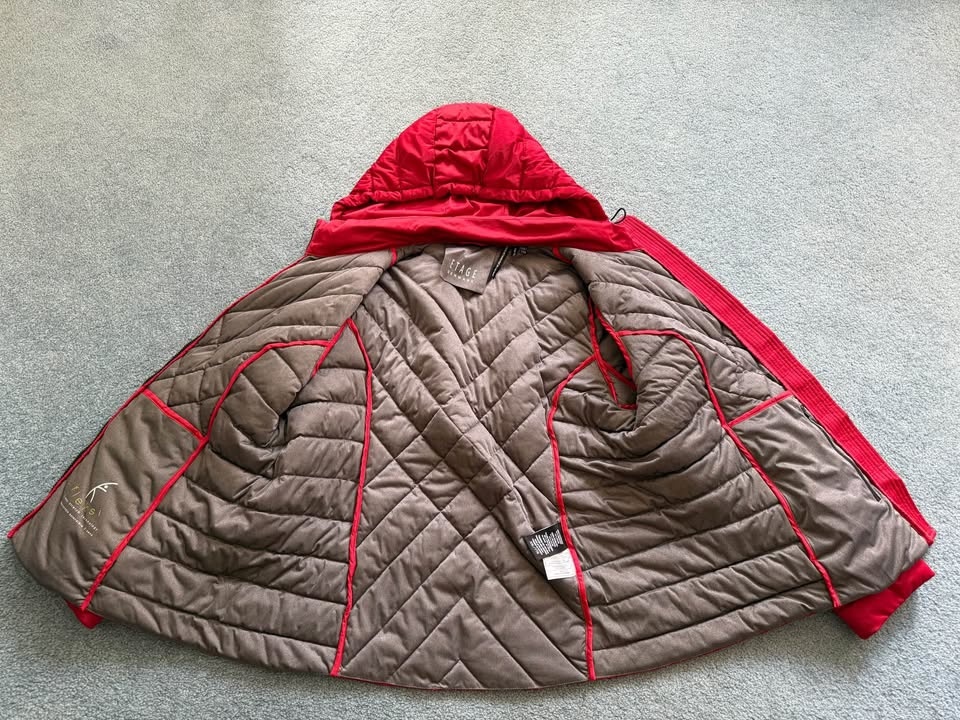 Women’s Winter coat - plus size - red - photo 3