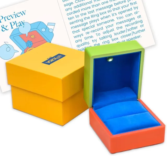 (New) VOICEGIFT Audio Recording Ring Box