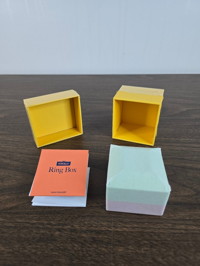 (New) VOICEGIFT Audio Recording Ring Box - photo 2