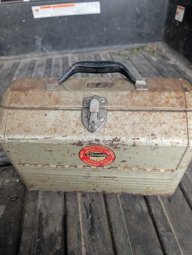 Antique fishing box