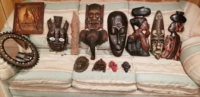 African Carved Wall Art image indicator(10)