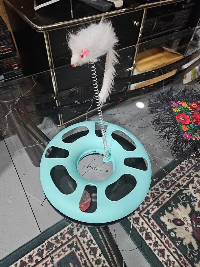 Interactive Cat Toy with Circular Track image indicator(2)