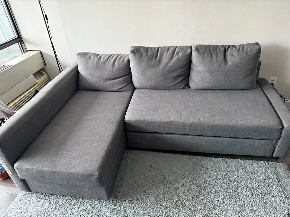 IKEA FRIHETEN — Corner Sofa-Bed with Storage — Great Condition