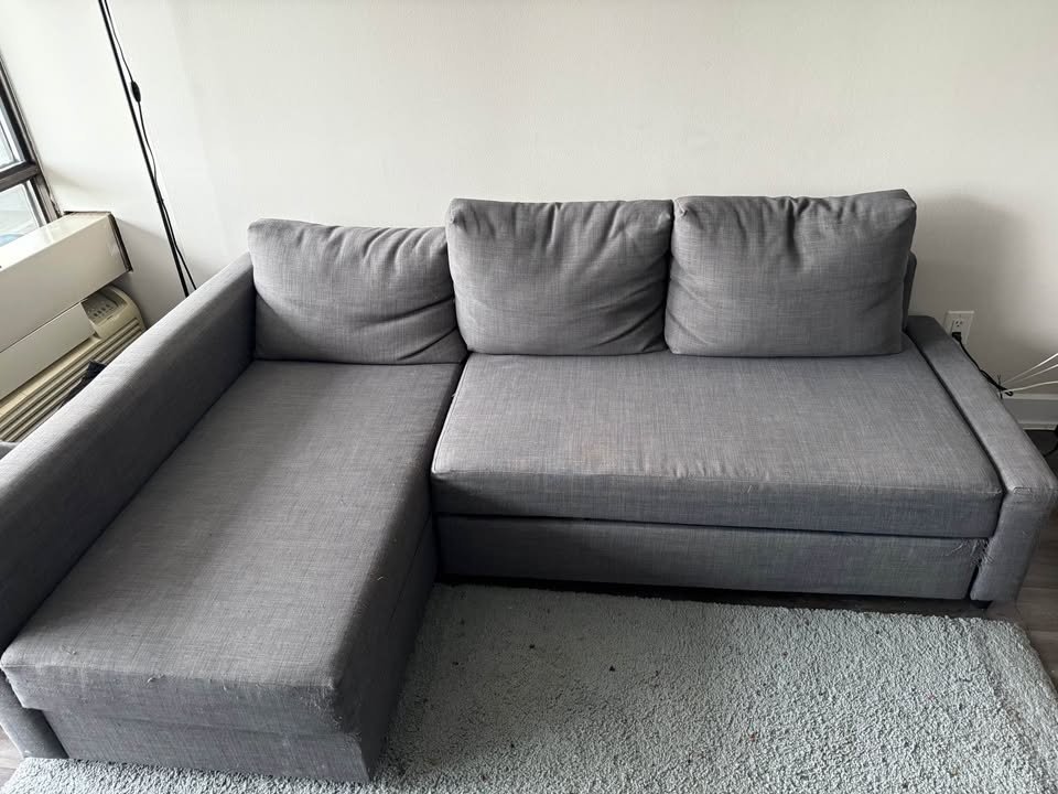 IKEA FRIHETEN — Corner Sofa-Bed with Storage — Great Condition - photo 2