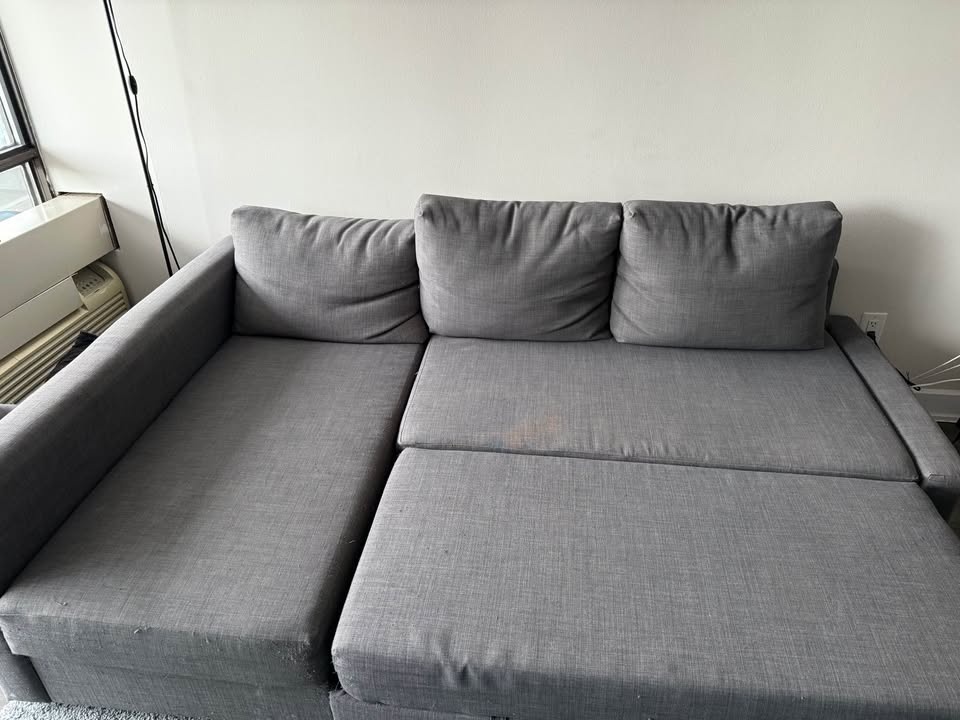IKEA FRIHETEN — Corner Sofa-Bed with Storage — Great Condition - photo 4