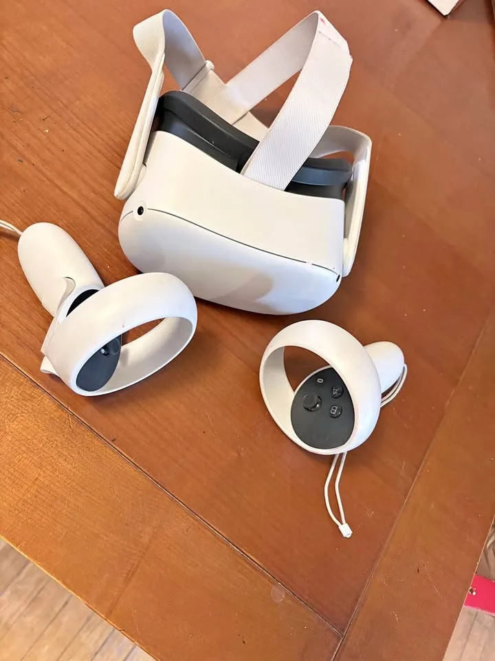 Meta Quest 2 Headset and Controllers