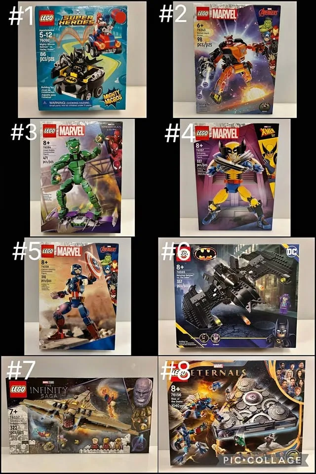 New Lego Marvel & DC Superhero Sets - Prices in description