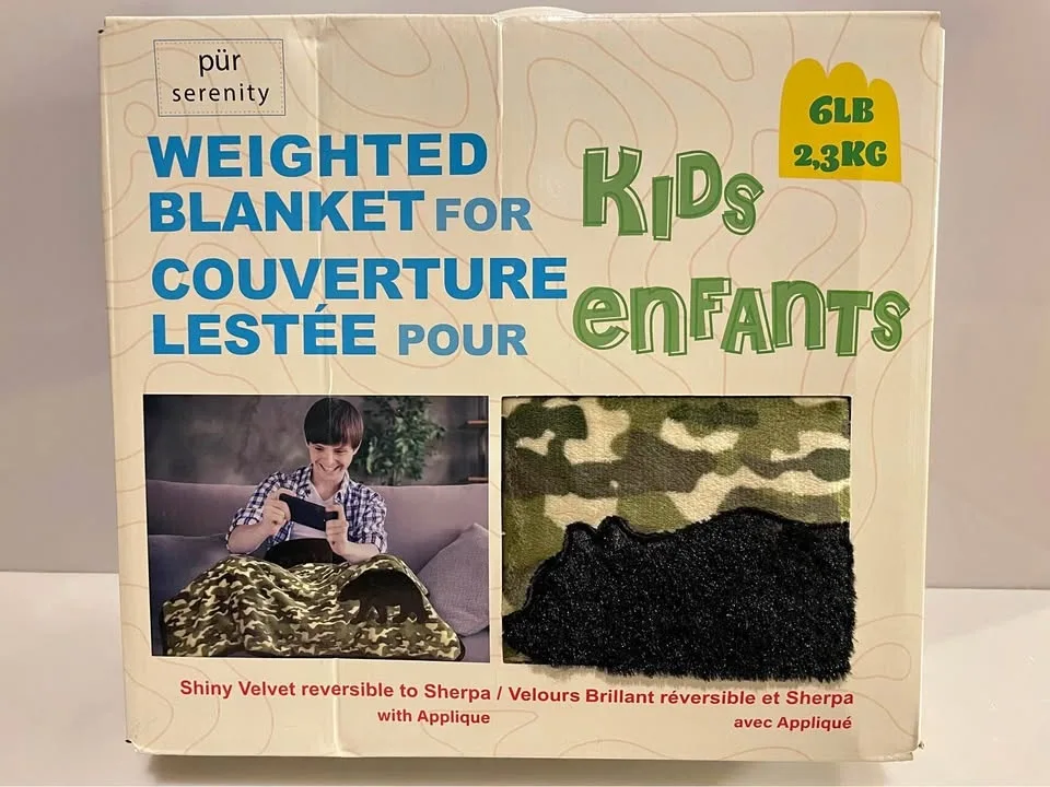 New Weighted Blanket for Kids 6lb - 60" x 40" - NIB