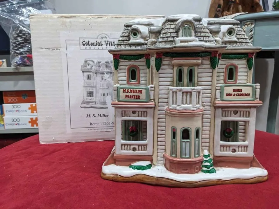 Christmas village individualy priced
