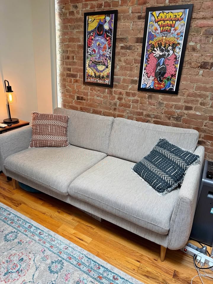 Gray Smedstormp Couch 77 Inch