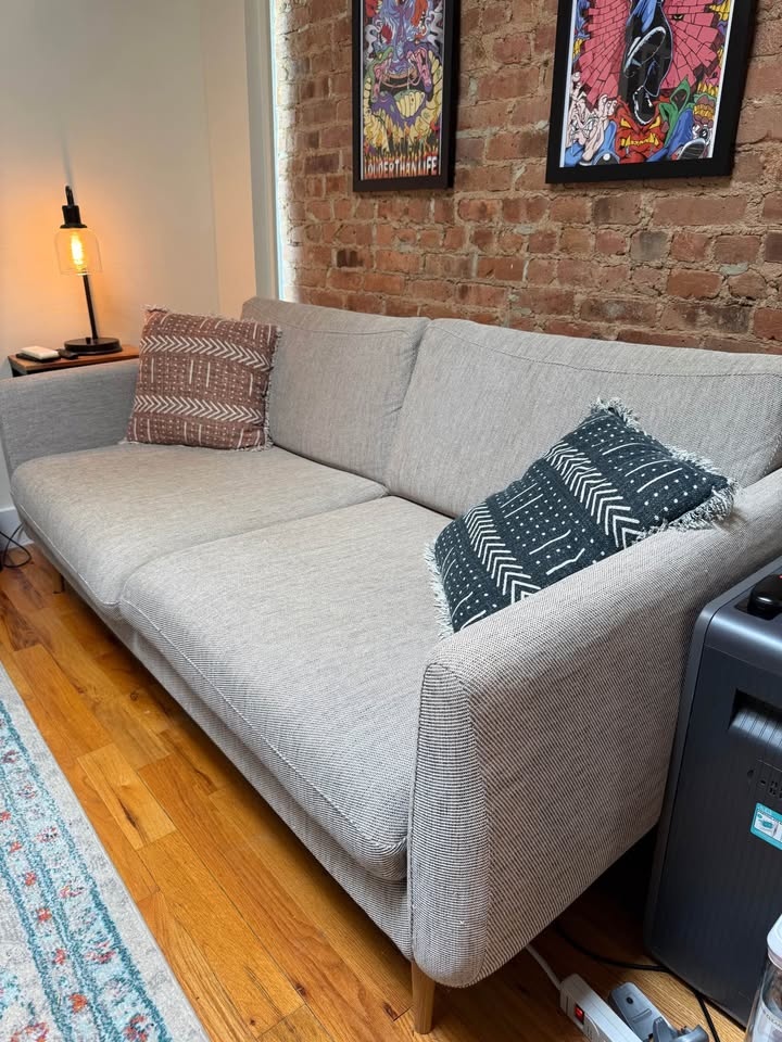 Gray Smedstormp Couch 77 Inch - photo 2