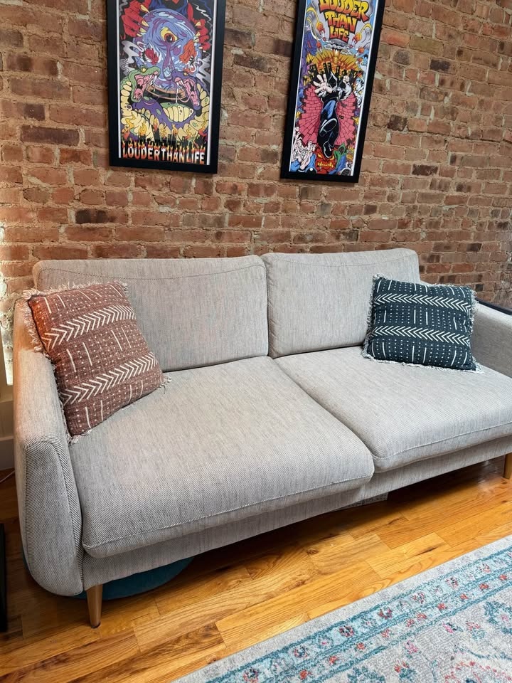 Gray Smedstormp Couch 77 Inch - photo 3