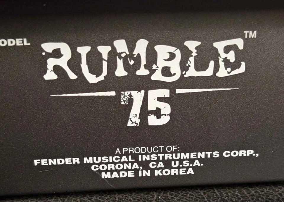 Fender Rumble 75 Bass Amp image indicator(5)
