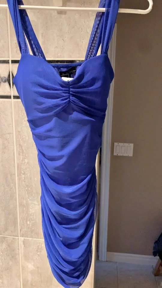 Royal blue semi formal dress size small