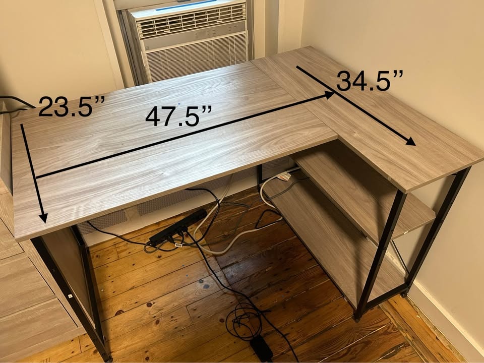 Light Gray Dresser, Desk, and Console Table - photo 2