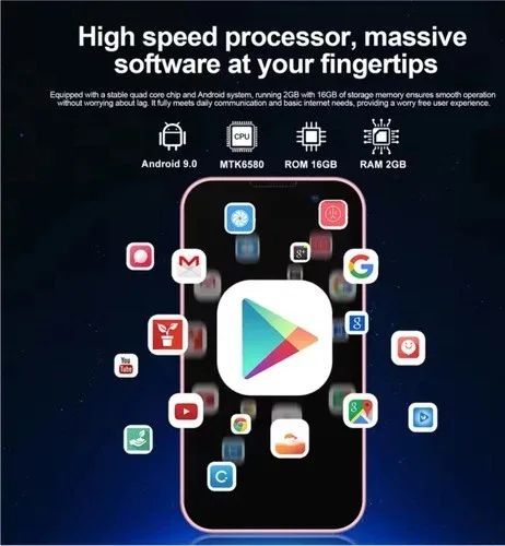 NEW SERVO 17SE Mini Smartphone 3G Android 9.0 image indicator(4)