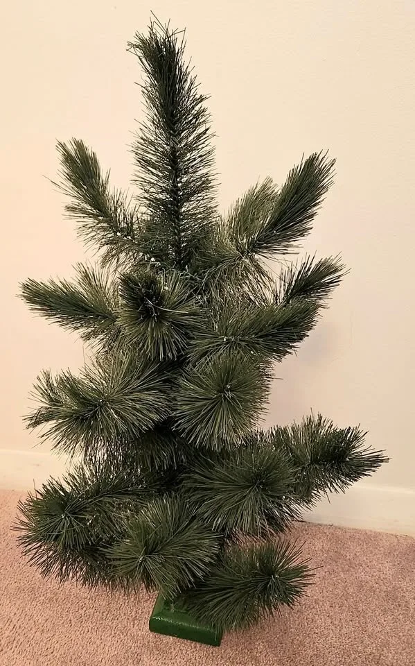Vintage 24 inch Bottle Brush Christmas Tree