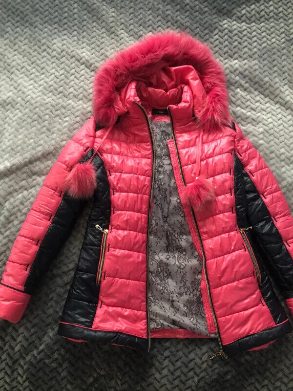 Girls Parka PUFFER Jacket, Size 12-14 years image indicator(3)