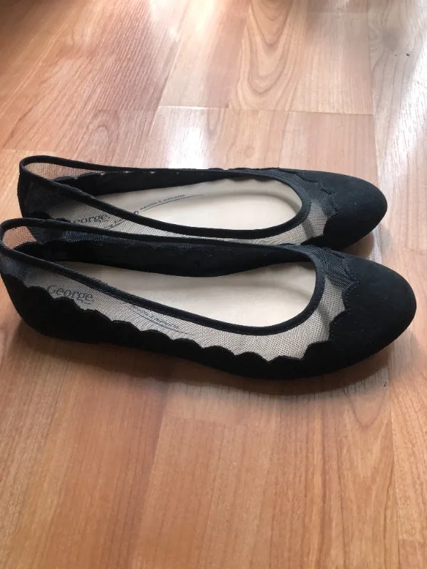 George Faux Suede Flats, Size 8 BRAND NEW! image indicator(2)
