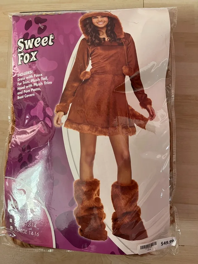 Halloween Sweet Fox Teen costume Size 13-16 image indicator(2)