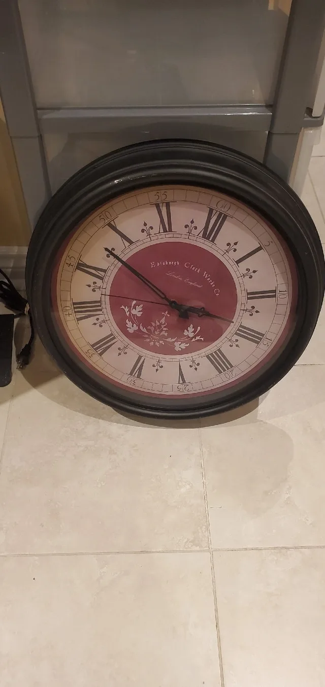 Vintage Style Wall Clock #cleanout