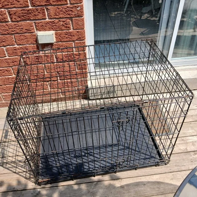 Dog Cage with Tray #cleanout