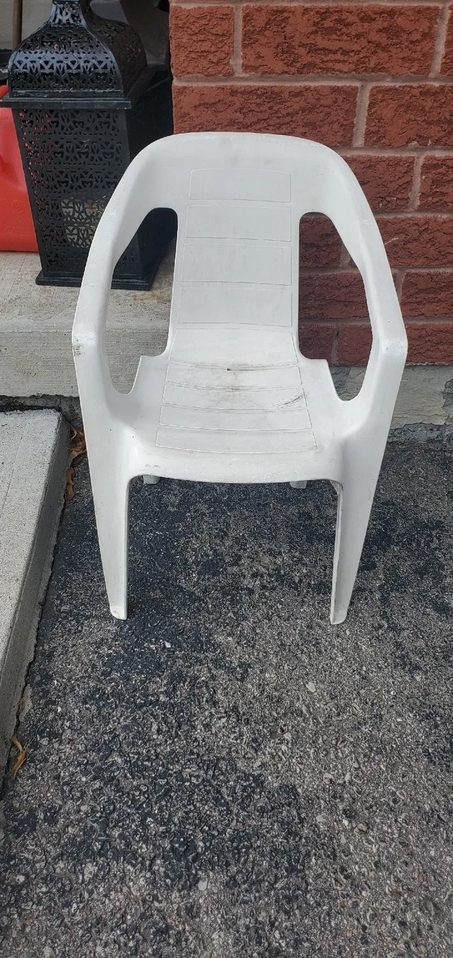 Childrens Plastic Chair #cleanout