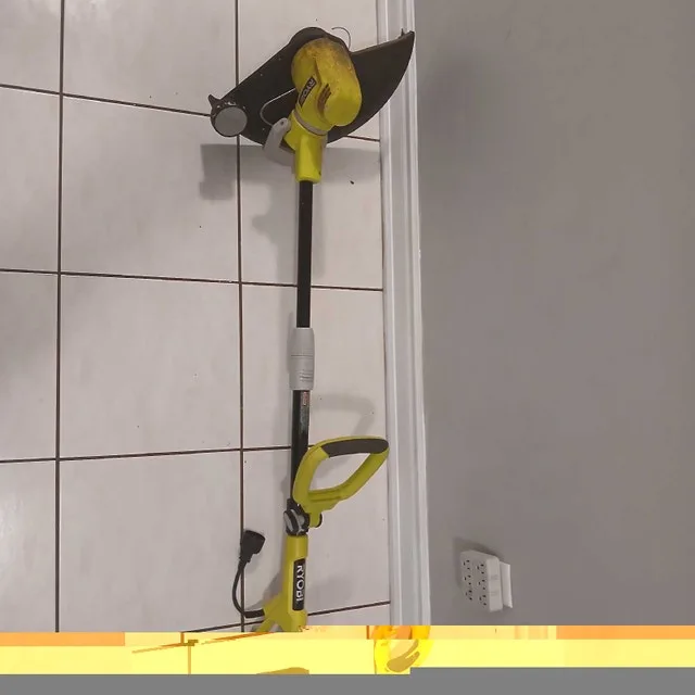 Yardworks and Ryobi Electric Weed Trimmer 14 in. #cleanout image indicator(2)