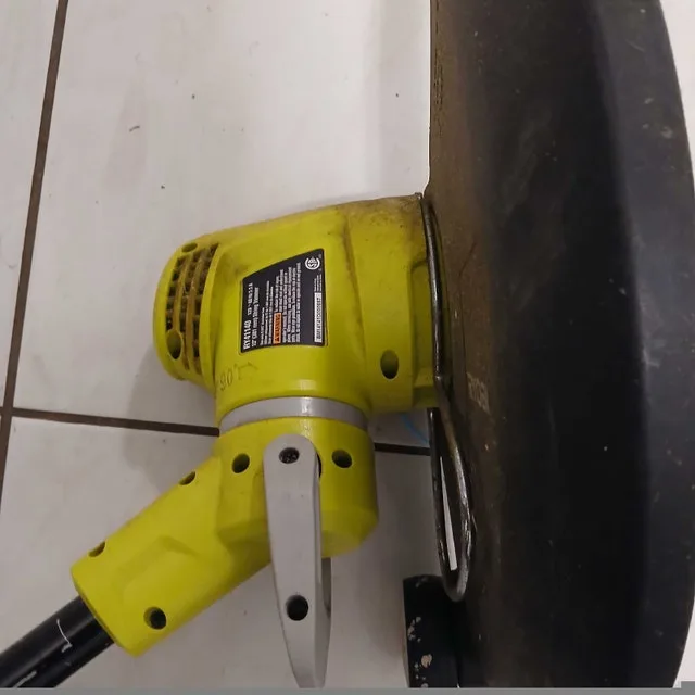 Yardworks and Ryobi Electric Weed Trimmer 14 in. #cleanout image indicator(4)