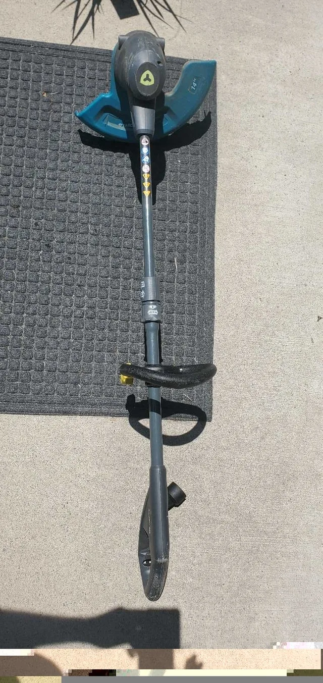 Yardworks and Ryobi Electric Weed Trimmer 14 in. #cleanout image indicator(6)