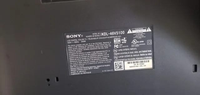 SONY BRAVIA TV 46 inches. image indicator(4)