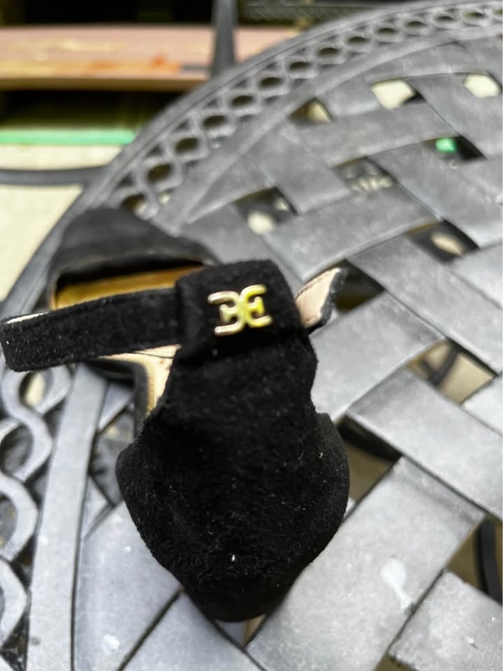 Sam Edelman black velvet sandals size 9 - photo 2