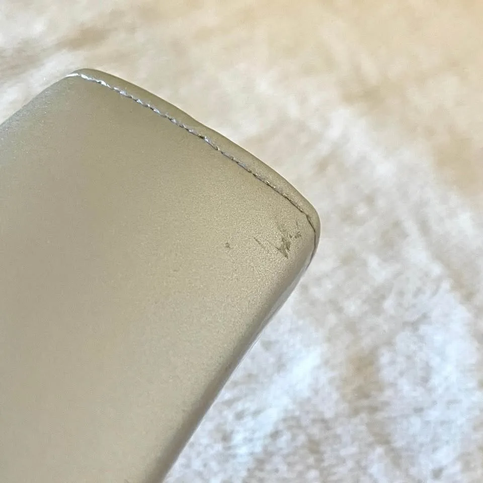 Set of 3 Miniature Handbags - Metallic Pink, White & Blue image indicator(8)