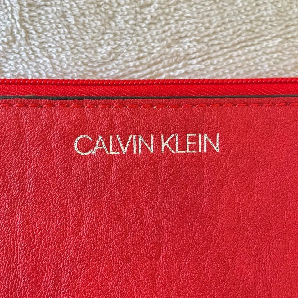 Calvin Klein Red Clutch/Pouch image indicator(2)