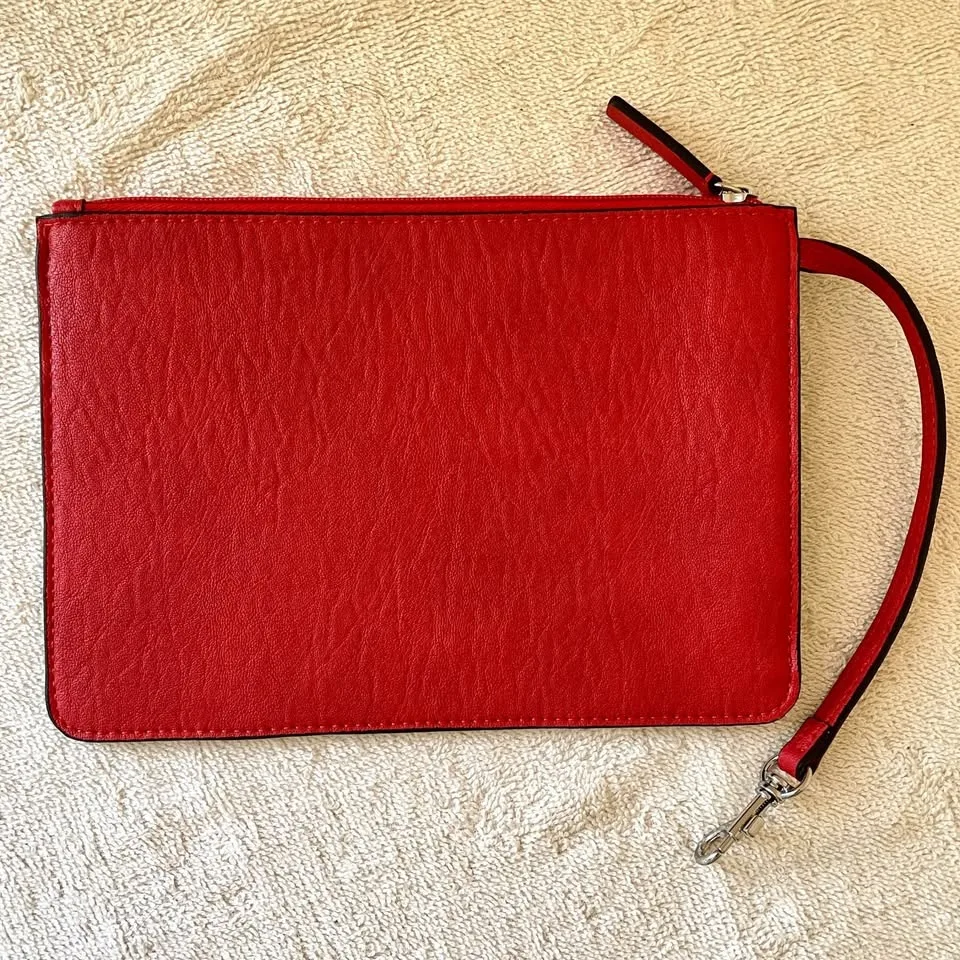Calvin Klein Red Clutch/Pouch image indicator(4)