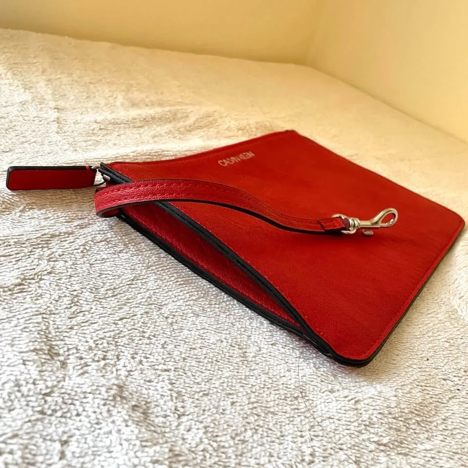 Calvin Klein Red Clutch/Pouch image indicator(8)