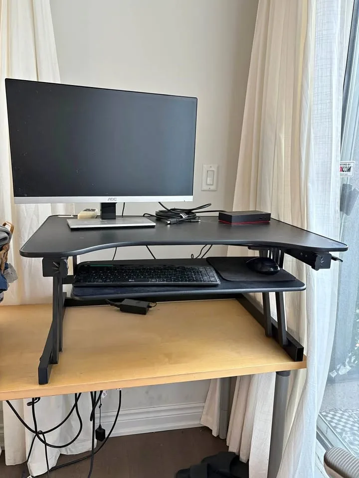 Rocelco Sit Stand Riser for Desk