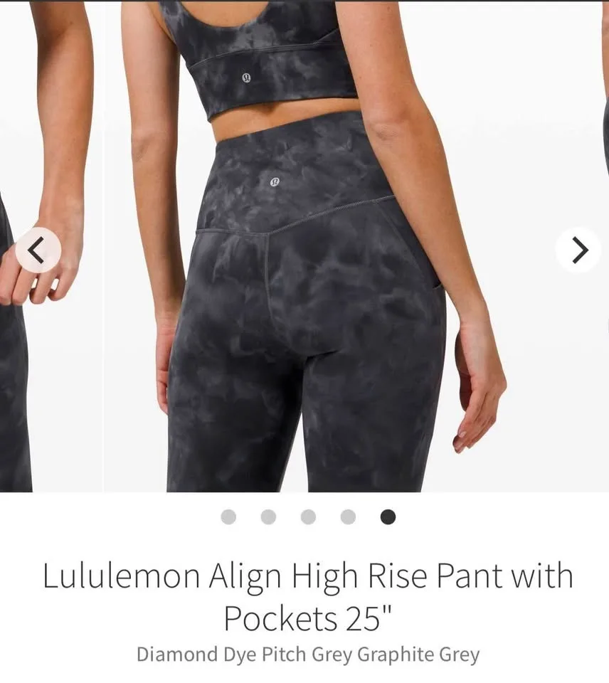 Lululemon align high rise with pocket image indicator(4)