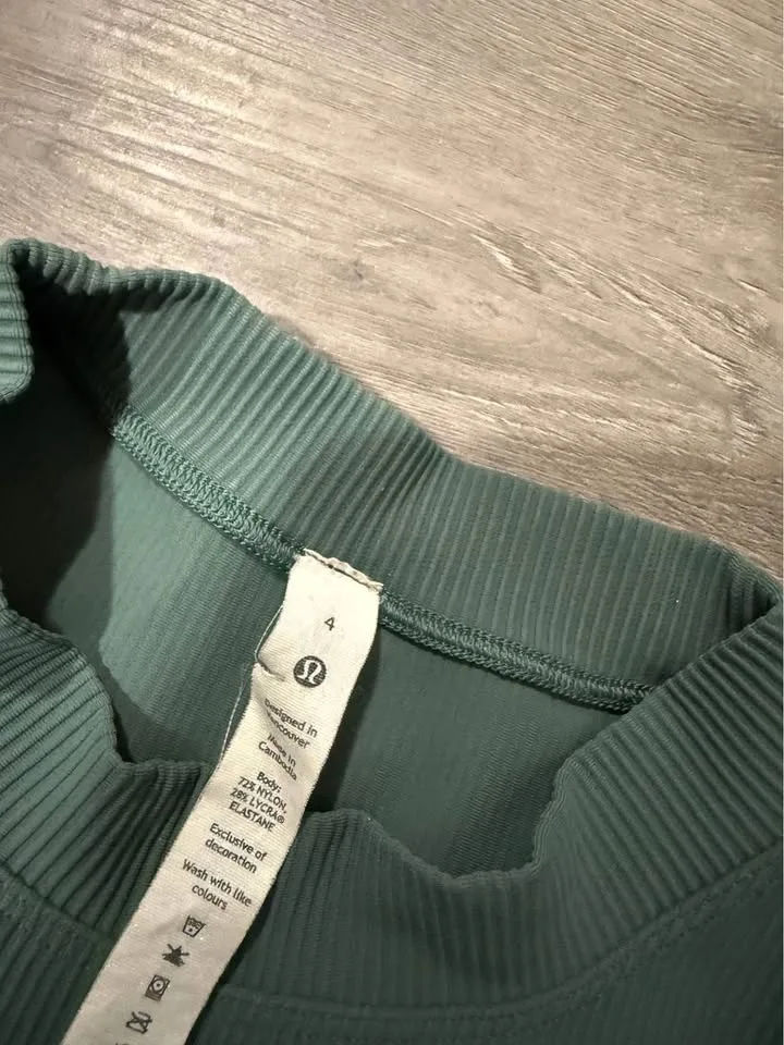 Lululemon ribbed long sleeve dress image indicator(3)