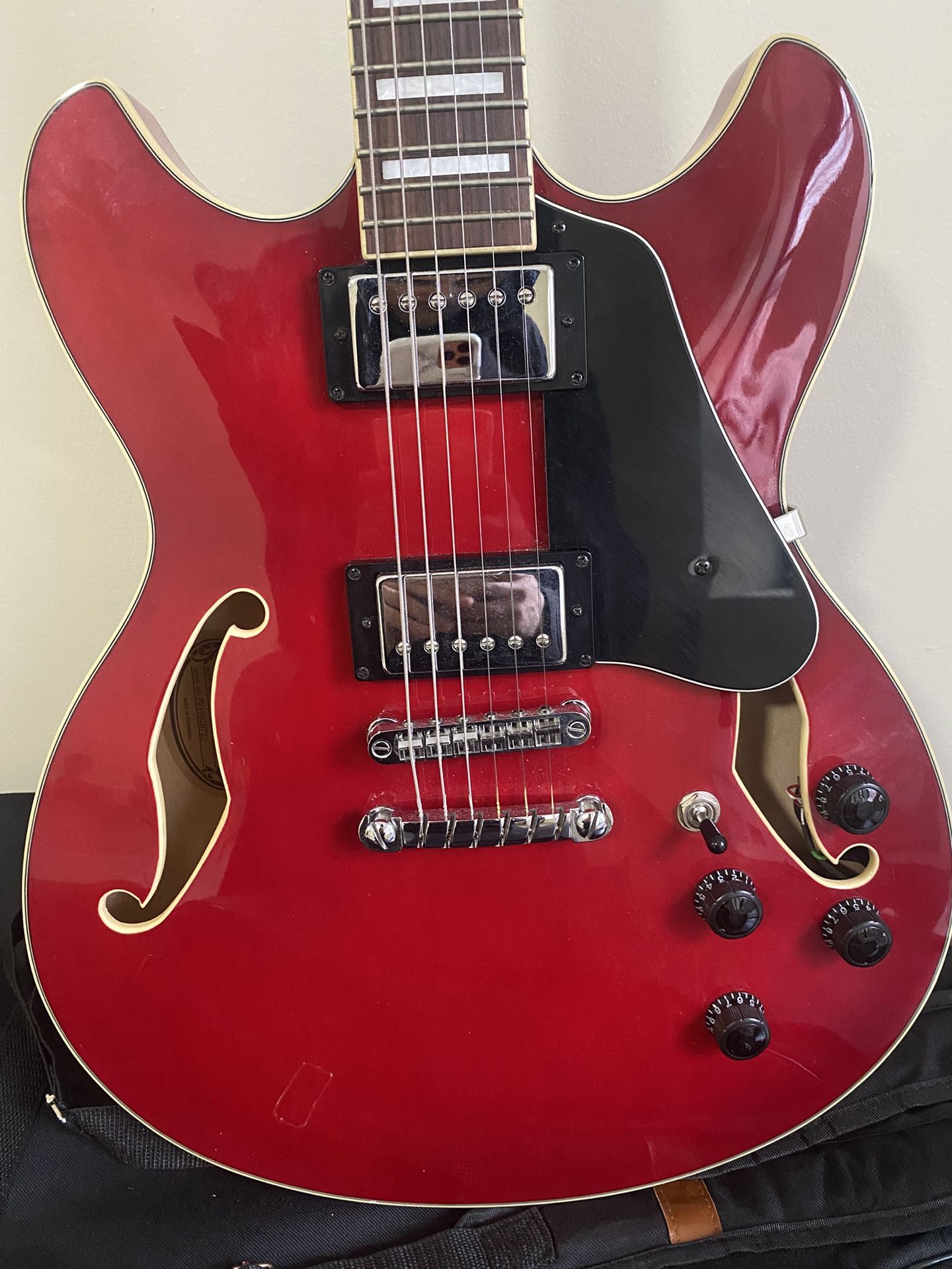 Ibanez AS73-TCD (2017) – Excellent – Cherry Red – w/ Gig Bag - photo 4