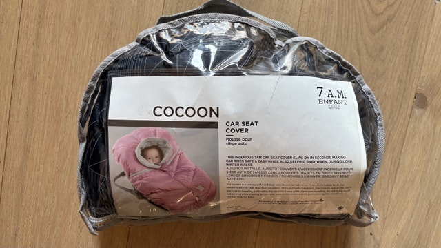 7AM car seat cocoon winter cover
